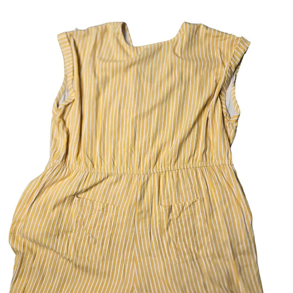 Modcloth Instantly Easygoing Yellow Striped Jumpsuit - Picture 10 of 10